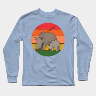 Two Rhinos Long Sleeve T-Shirt